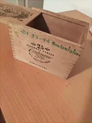 Scatola di sigari Farias Centenario antica