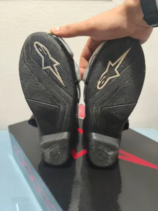 Botas Alpinestars Moto Negras Rojas