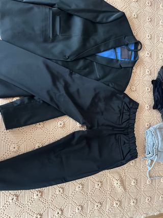 Traje Negro Zara Hombre