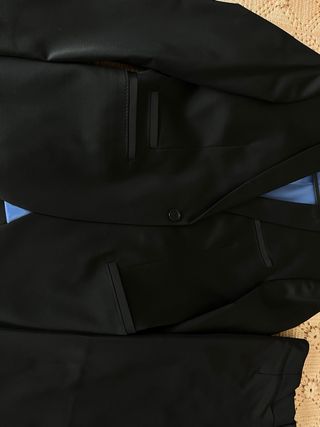 Traje Negro Zara Hombre