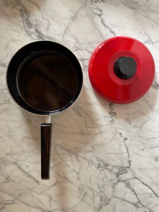 Set Pentola Tegami Acciaio Smaltato Bianco