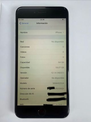 iPhone 6 Plus 64GB Gris Espacial