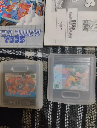 SEGA Game Gear Portátil + 3 Juegos