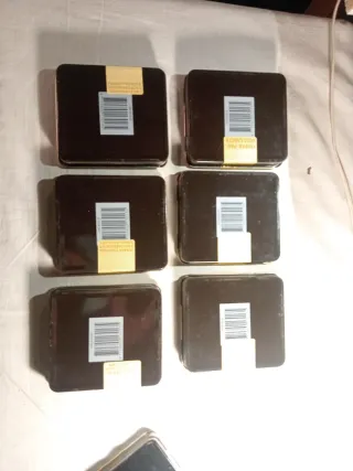 Lotto di 6 Scatole Vintage La Paz Vuote