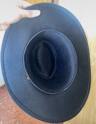 Sombrero Negro con Turquesas