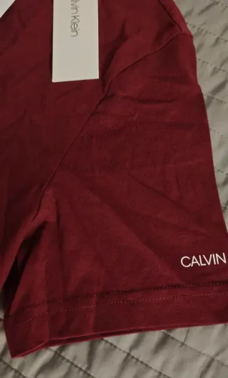 Camiseta Calvin Klein Granate Talla M Hombre