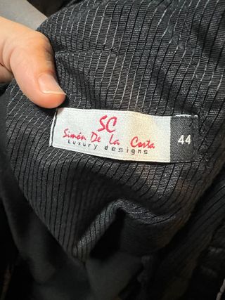 Traje de ceremonia negro