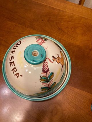 Quesera cerámica artesanal Puente del Arzobispo