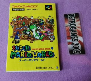 Super Mario World Super Famicom Japonés