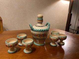 Juego Cerámica Artesanal Puente Arzobispo