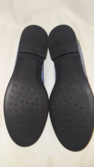 Mocasines Tod's Piel Azul Talla 44