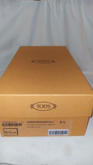 Mocasines Tod's Piel Azul Talla 44