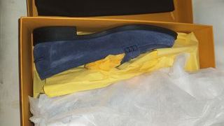 Mocasines Tod's Piel Azul Talla 44