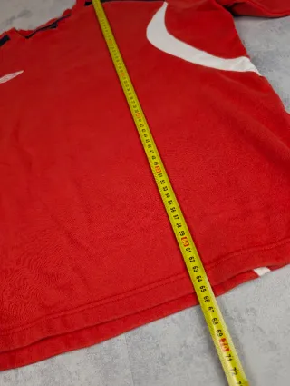 Umbro Jersey Sweatshirt Roja Blanca Y Negra