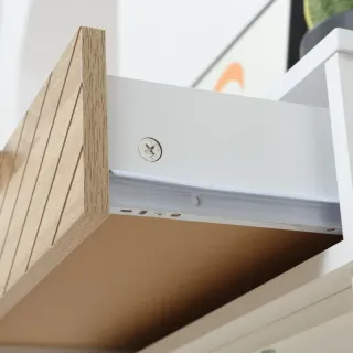 Consola Estrecha con 2 Cajones  100x30x75 cm