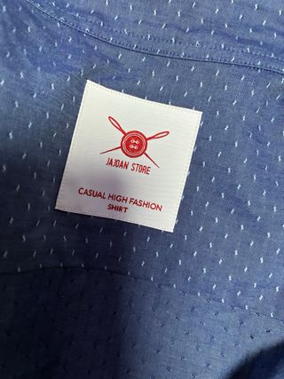 Camisa Jajoan Store Azul 100% Algodón Talla 5