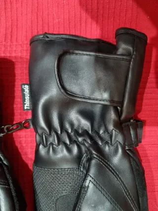 Guantes Moto Cuero Talla 9 Thinsulate