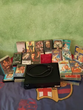Reproductor VHS y Películas Varias