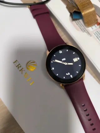 Reloj Inteligente ERKWEI Dorado y Morado