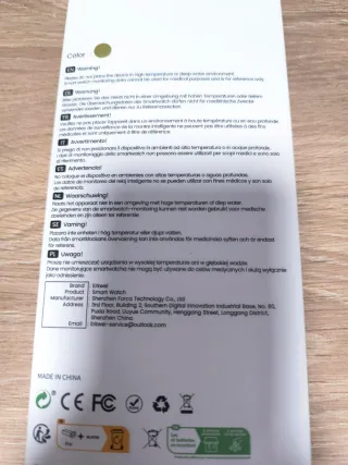 Reloj Inteligente ERKWEI Dorado y Morado