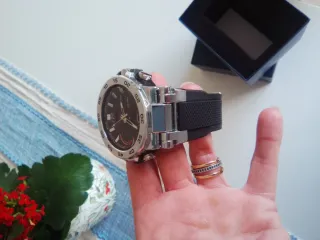 Reloj FOXBOX Hombre Negro y Plateado