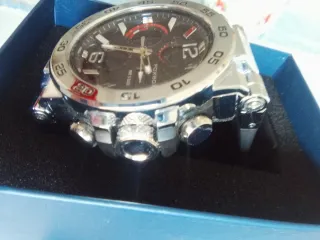 Reloj FOXBOX Hombre Negro y Plateado