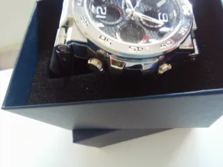 Reloj FOXBOX Hombre Negro y Plateado