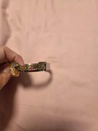 Pulsera de Tous plateada y dorada