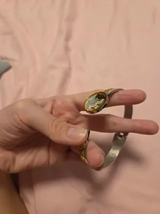 Pulsera de Tous plateada y dorada