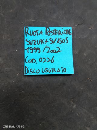 Ruota Posteriore Suzuki SV 650 S 1999-2002 con Dis