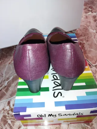 Zapatos tacón Hurlun Rote mujer talla 38