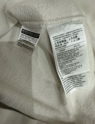 Felpa Levi's bianca taglia XL