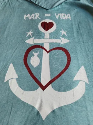 Camiseta Anabel Lee Mar = Vida Talla M