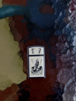 Accendino Zippo Slim Solid Brass in confezione originale