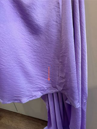 Vestido largo lila para eventos