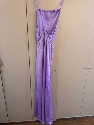 Vestido largo lila para eventos