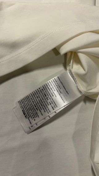 Camiseta Calvin Klein CK Logo Blanca