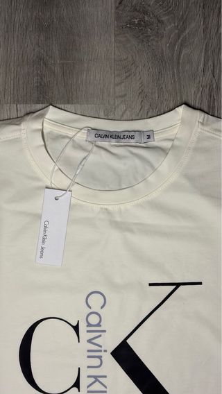 Camiseta Calvin Klein CK Logo Blanca