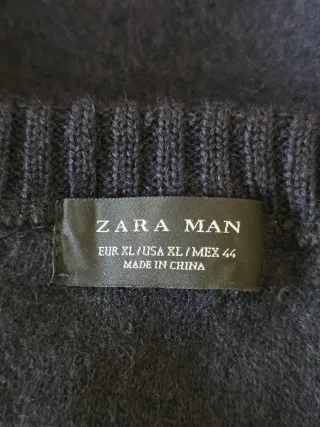 Jersey Lana Zara Man Azul