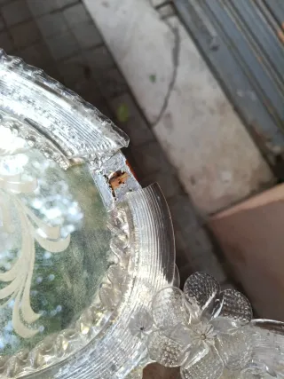 Espejo veneciano de murano 1'80 de alto