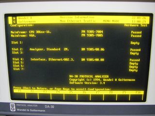 Analizador de Protocolos Wandel & Goltermann DA-30