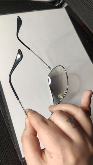 Gafas de Sol Ray-Ban Plateadas/Grises