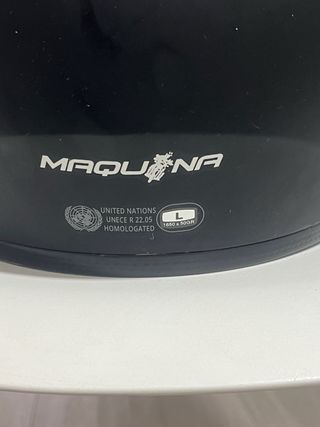 Casco Integral Maquina Negro talla L