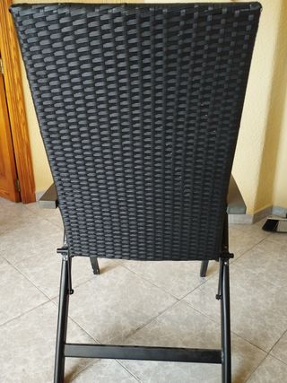 Silla reclinable terraza