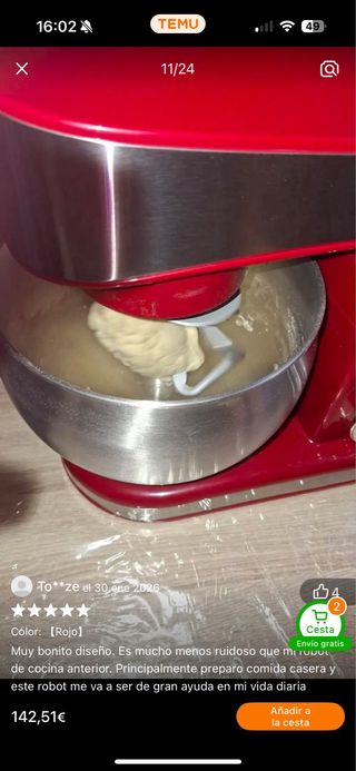 Batidora 6 en 1 con Accesorios