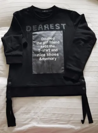 Sudadera Fn.B Negra DEAREST