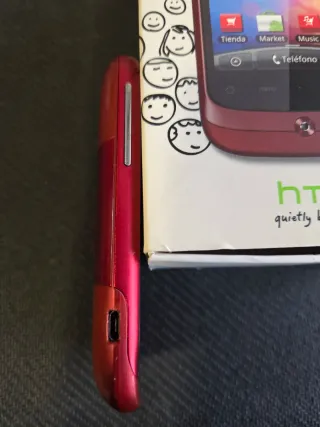 HTC Wildfire Rojo Caja y manuales