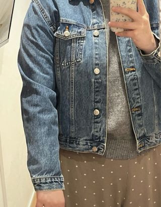 Chaqueta tejana azul