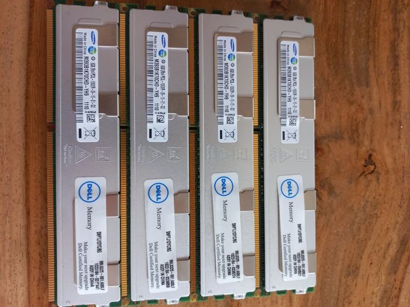 4x 8GB PC3L Samsung Dell RAM - 32GB