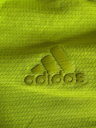 Camiseta Adidas Running Verde Manga Larga